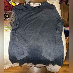 Grayish blue longsleeve top